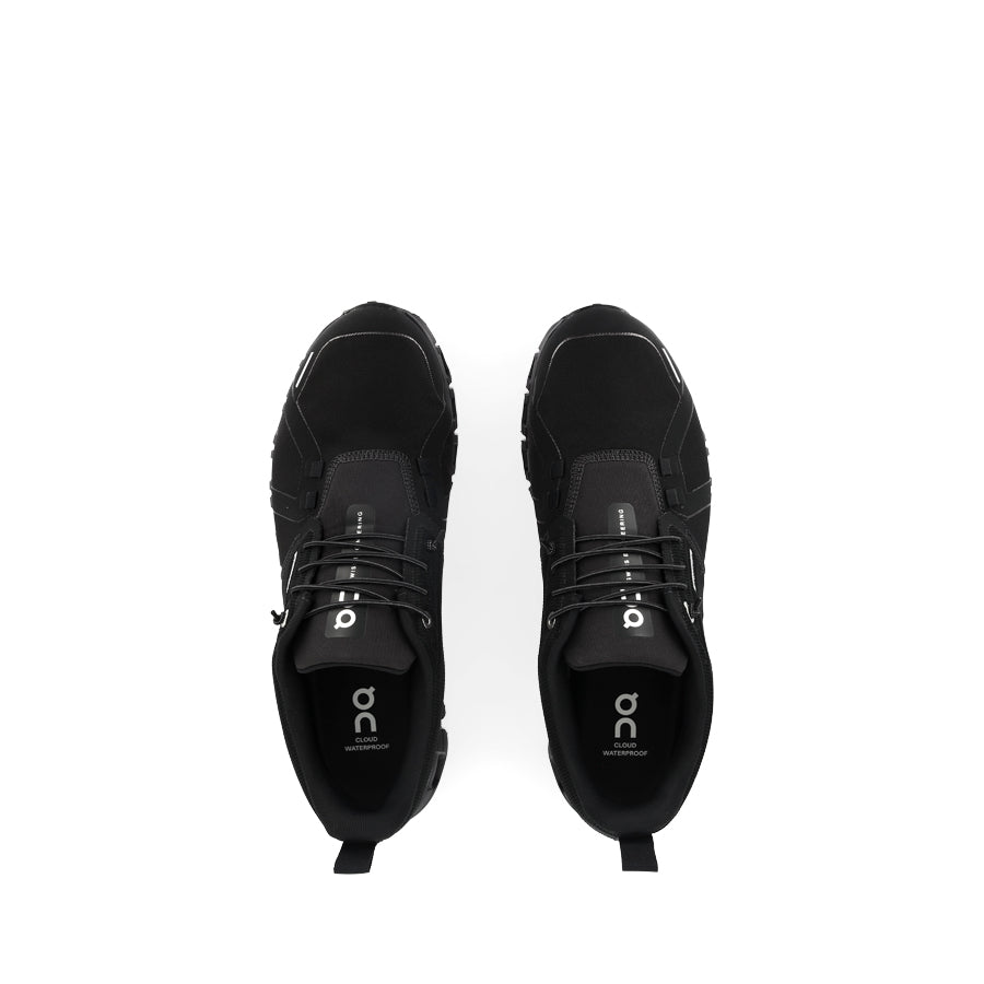 CLOUD 6 WATERPROOF Hiking Boots for Men - All Black Outdoor Shoes for Trail Running & Camping