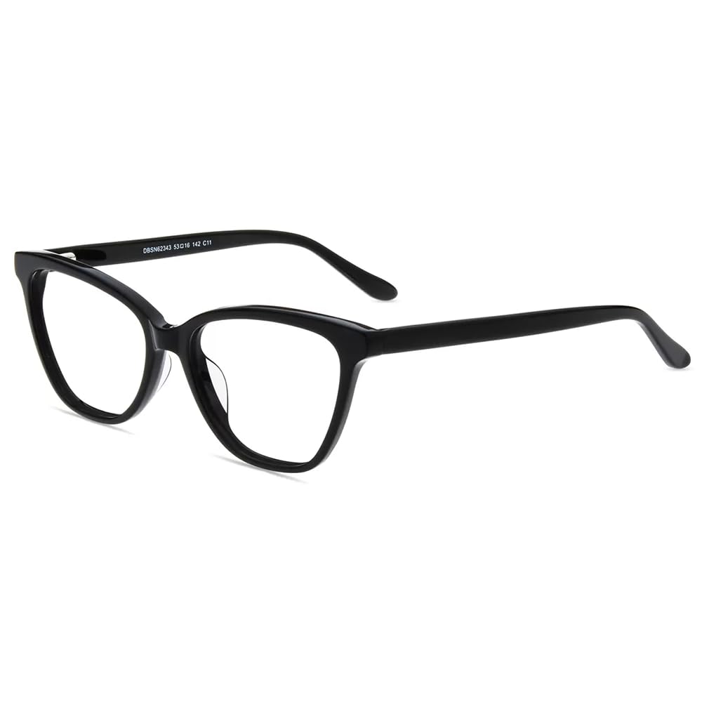 Firmoo Blue Light Blocking Glasses for Women - Anti Glare Computer Glasses with Cateye Frames (Black) - Reduce Eye Strain for Work, Gaming & Screen Time
