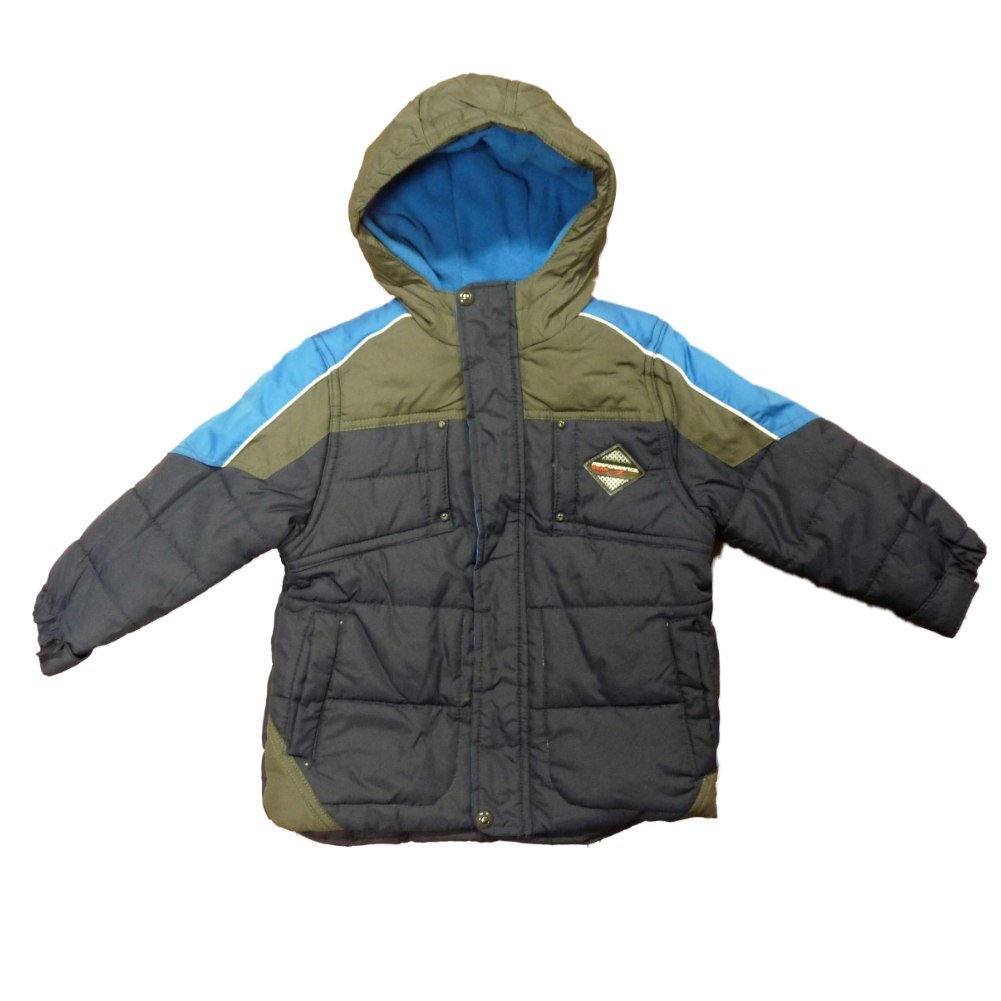 Performance Gear Toddler & Little Boys Navy Blue Puffer Bubble Jacket Coat - Warm Winter Outerwear for Kids | Perfect for Snow Play & Outdoor Activities