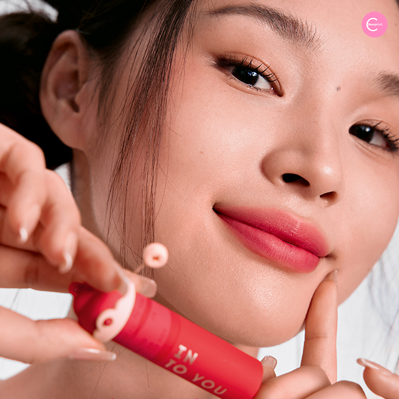 INTO YOU Heroine Lip & Cheek Velvet Mud - Long Lasting Matte Lipstick & Blush 2 in 1 - Perfect for Everyday Makeup & Special Occasions
