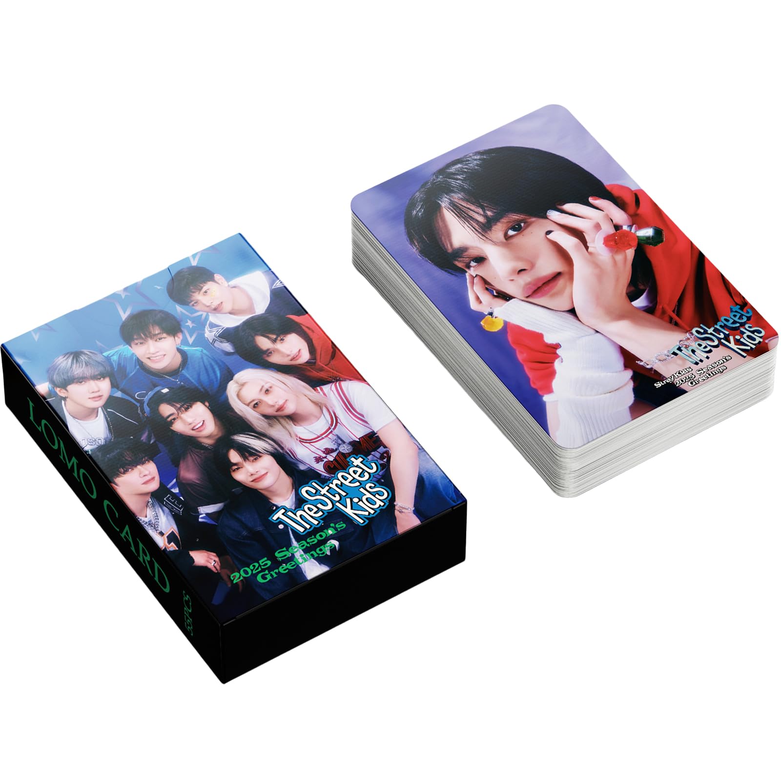 PYAJUU Stray Kids Photocard Set - 55PCS K-pop Album Lomo Cards (Bangchan, Felix) | Official Merch Collection for Fans, Display & Scrapbooking