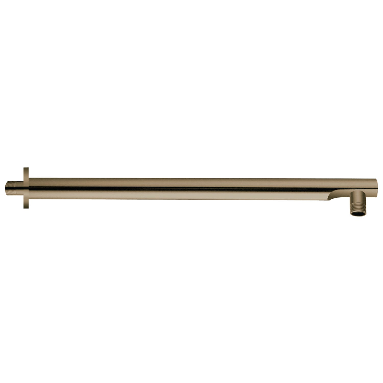AquaElements K8113E8 13 Inch Rain Drop Shower Arm with Flange in Brushed Nickel - Perfect for Modern Bathroom & Spa Shower Upgrades