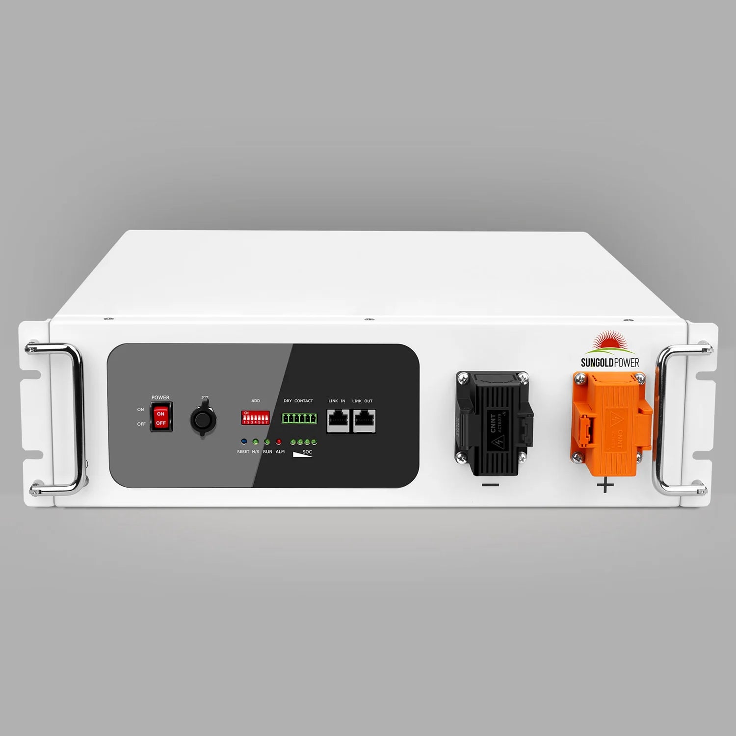 SunGoldPower 48V 100AH Server Rack Lithium Battery with Self-Heating LiFePO4 Technology - Perfect for Solar Energy Storage, Off-Grid Power Systems, and Data Center Backup Power