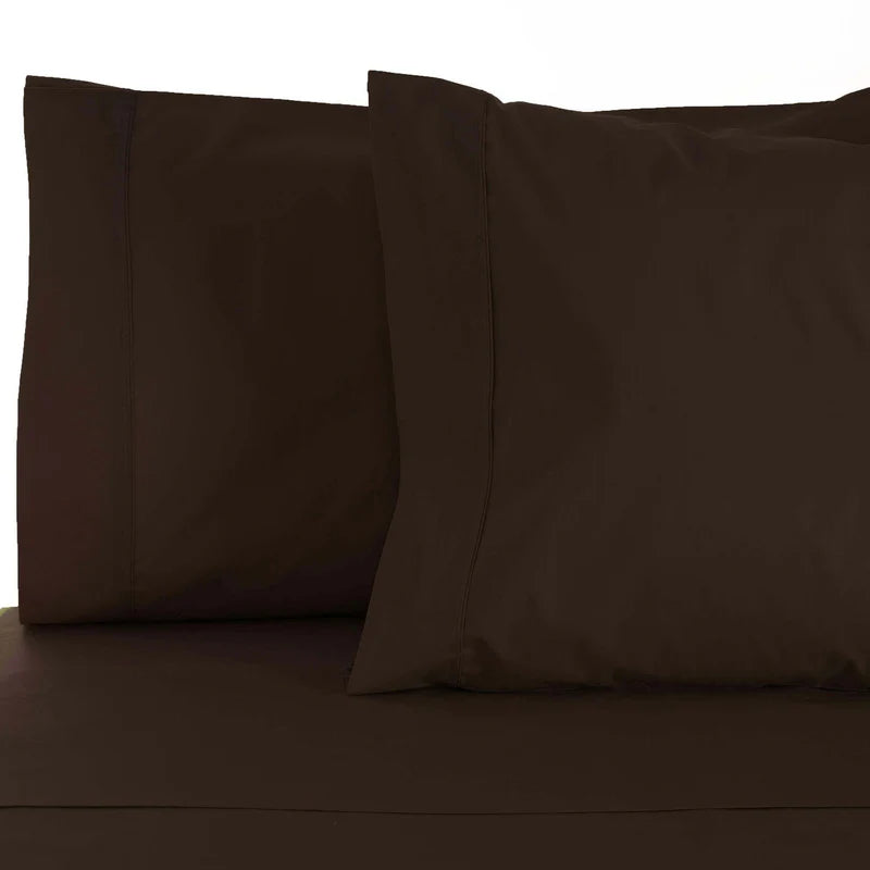 Premium 530 Thread Count 100% Egyptian Cotton Pillowcase Set of 2 - Ultra Soft & Breathable Bedding for Luxury Hotels & Home Use
