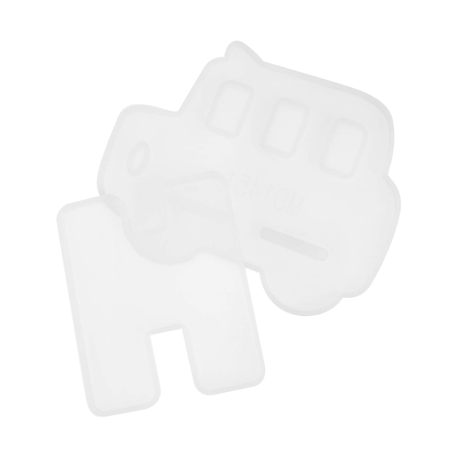 2Pcs Car-Shaped Silicone Phone Stand Mold for DIY Epoxy Resin Casting - Make Unique Phone Holders & Craft Decorations - Perfect for DIY Gifts, Home Decor, and Office Accessories