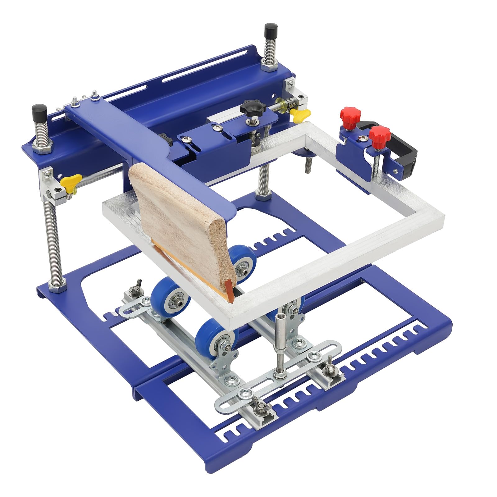 Manual Curved Screen Printing Machine for Cylindrical & Conical Products - DIY Screen Printer Kit for Bottles, Cups, Mugs & Tubes - Perfect for Home Business & Custom Merchandise Printing