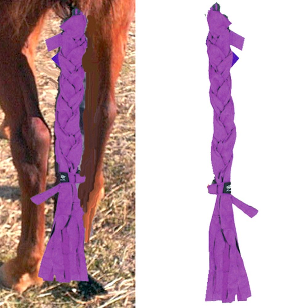 Original Tailwrap Fleece Tail Braid for Horses - Soft & Durable Equestrian Grooming Accessory for Show, Trail Riding & Winter Protection