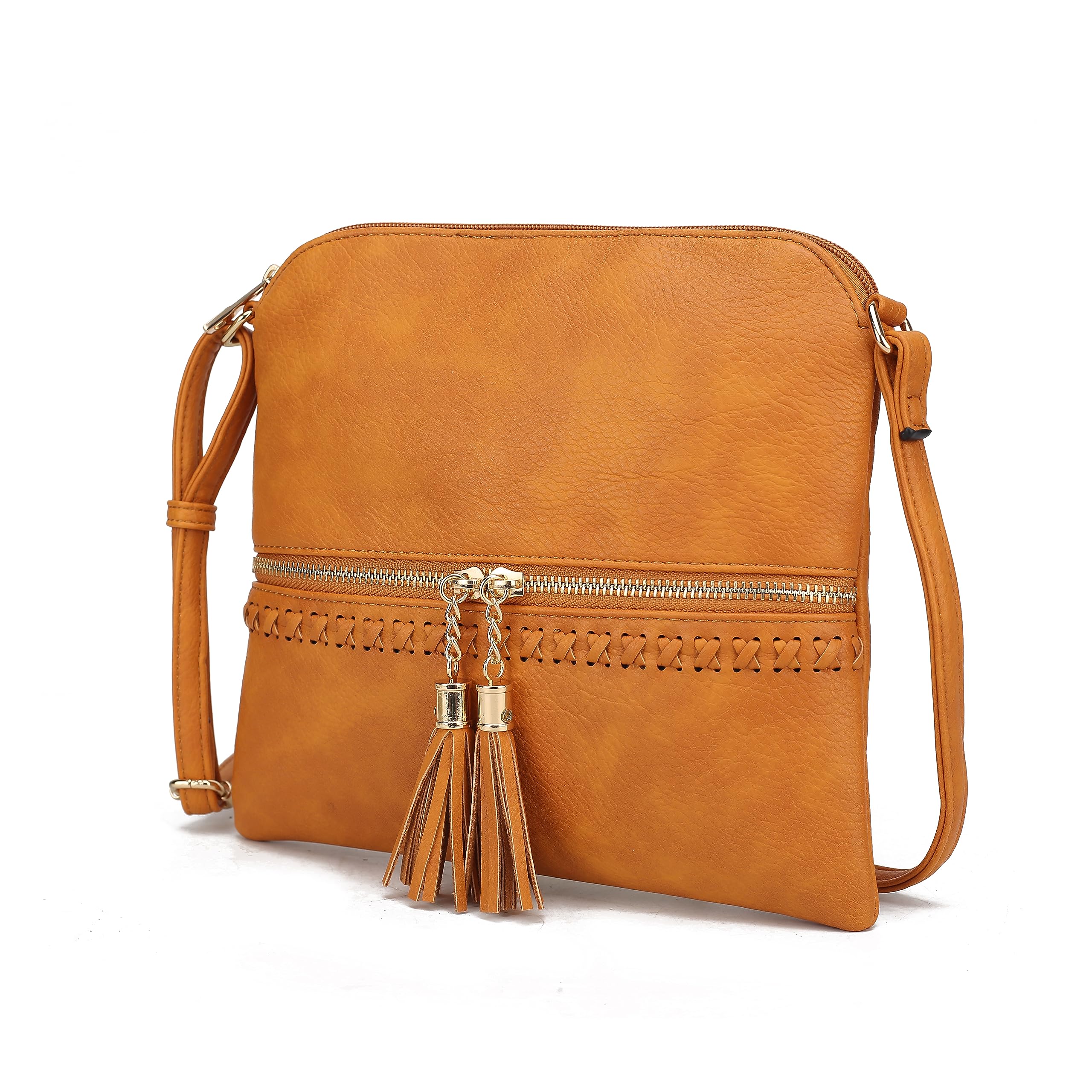 MKF Women's Crossbody Bags with Tassel - Stylish Side Messenger Purse for Everyday Use, Work & Travel | Fashionable Handbag for Women