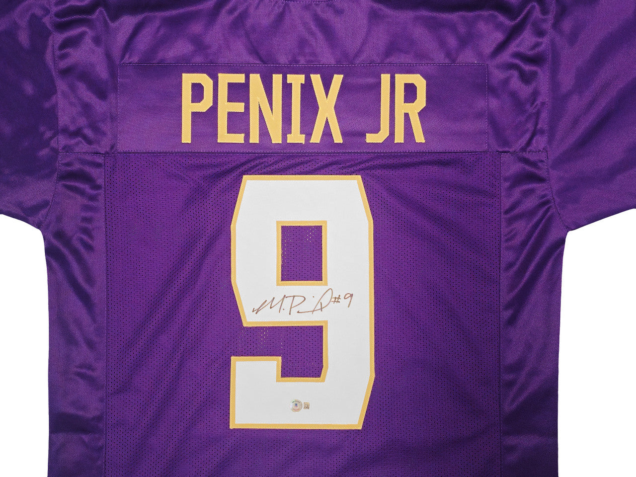 Authentic Michael Penix Jr. Signed Washington Huskies Purple Football Jersey - Collectible Memorabilia for Fans & Sports Enthusiasts | Perfect for Game Day, Display, or Gift