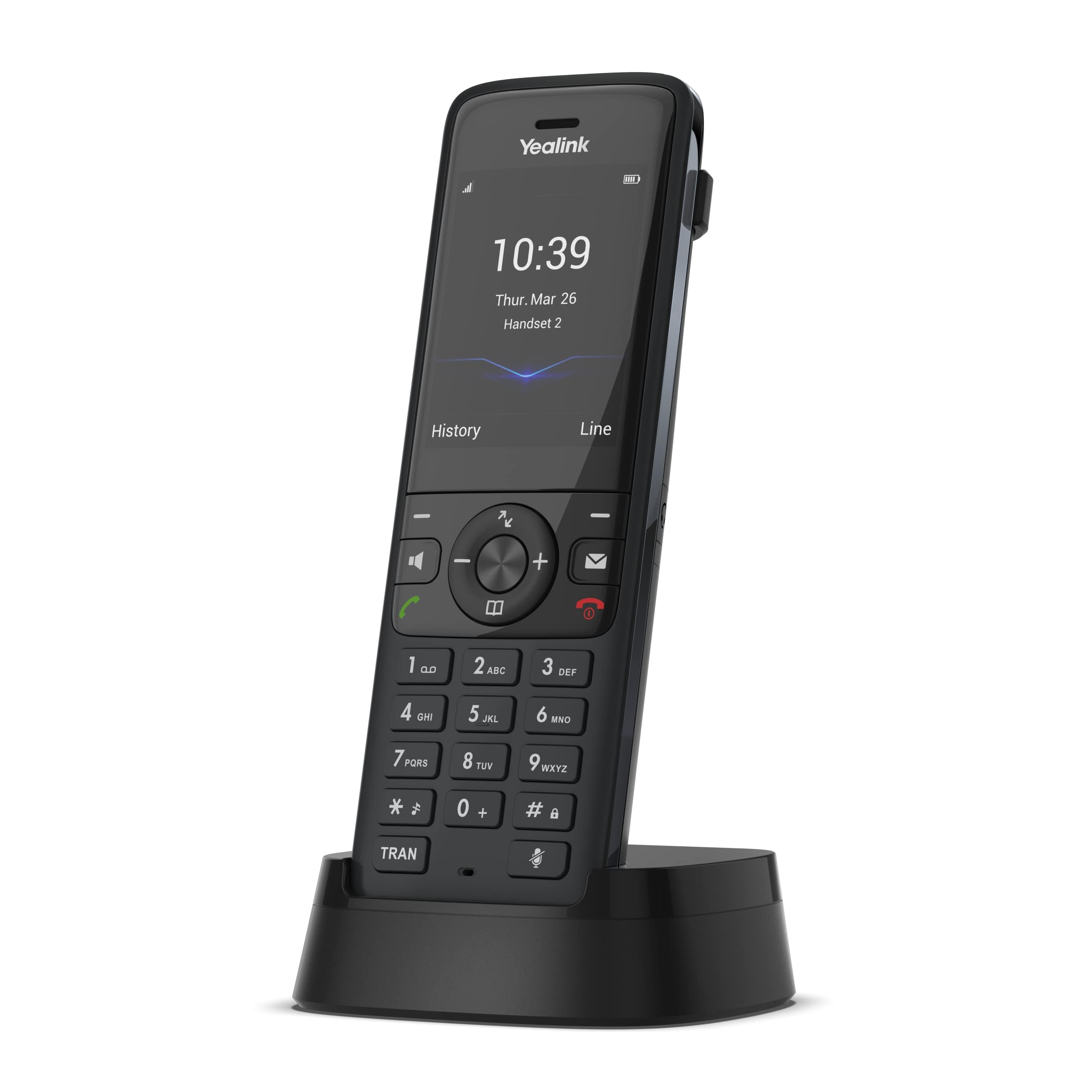 Yealink W78P IP Phone with TFT Display - Black | Business VoIP Desk Phone for Office Communication & Call Centers