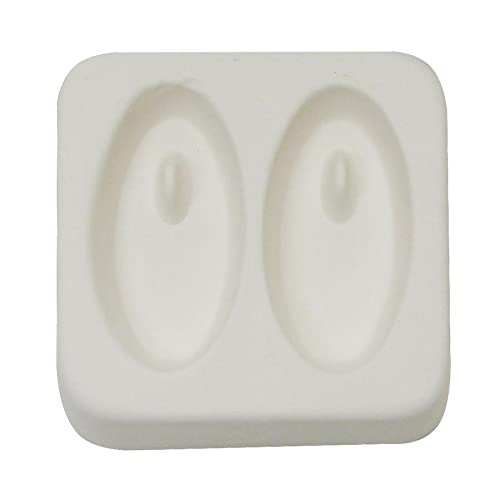 Oval Jewelry Molds for Glass & Ceramic Casting - DIY Pendant, Earring & Bead Making - Perfect for Jewelry Crafting & Resin Art Projects