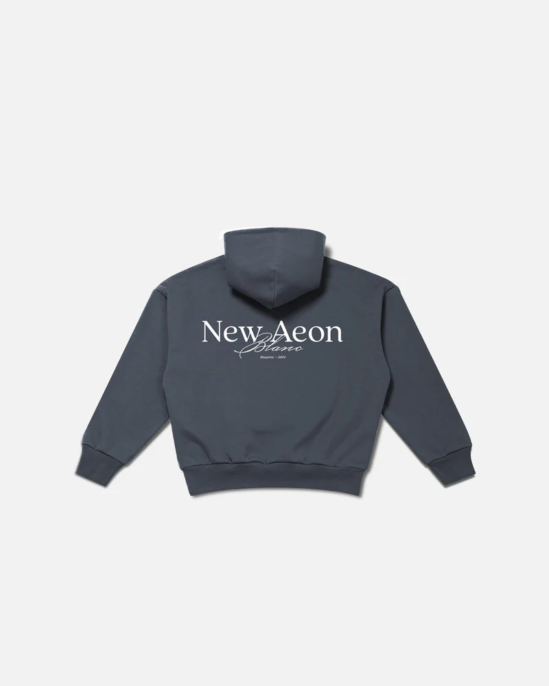 NAEON BLANC ULTRAFLEECE HOODIE STEEL - Premium Soft Fleece Pullover for Men & Women | Cozy Winter Wear for Outdoor Activities & Casual Style