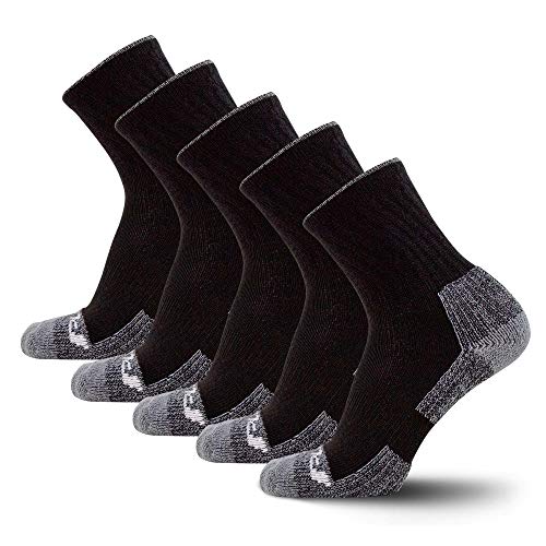5 Pairs - Black/Grey