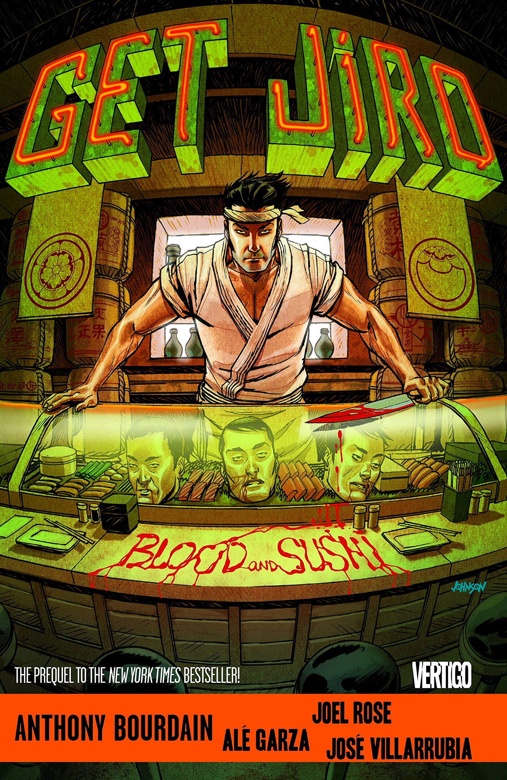 Get Jiro!: Blood & Sushi - Graphic Novel | Manga-Inspired Action Story | Perfect for Comic Book Fans & Collectors | Great Gift for Anime Lovers