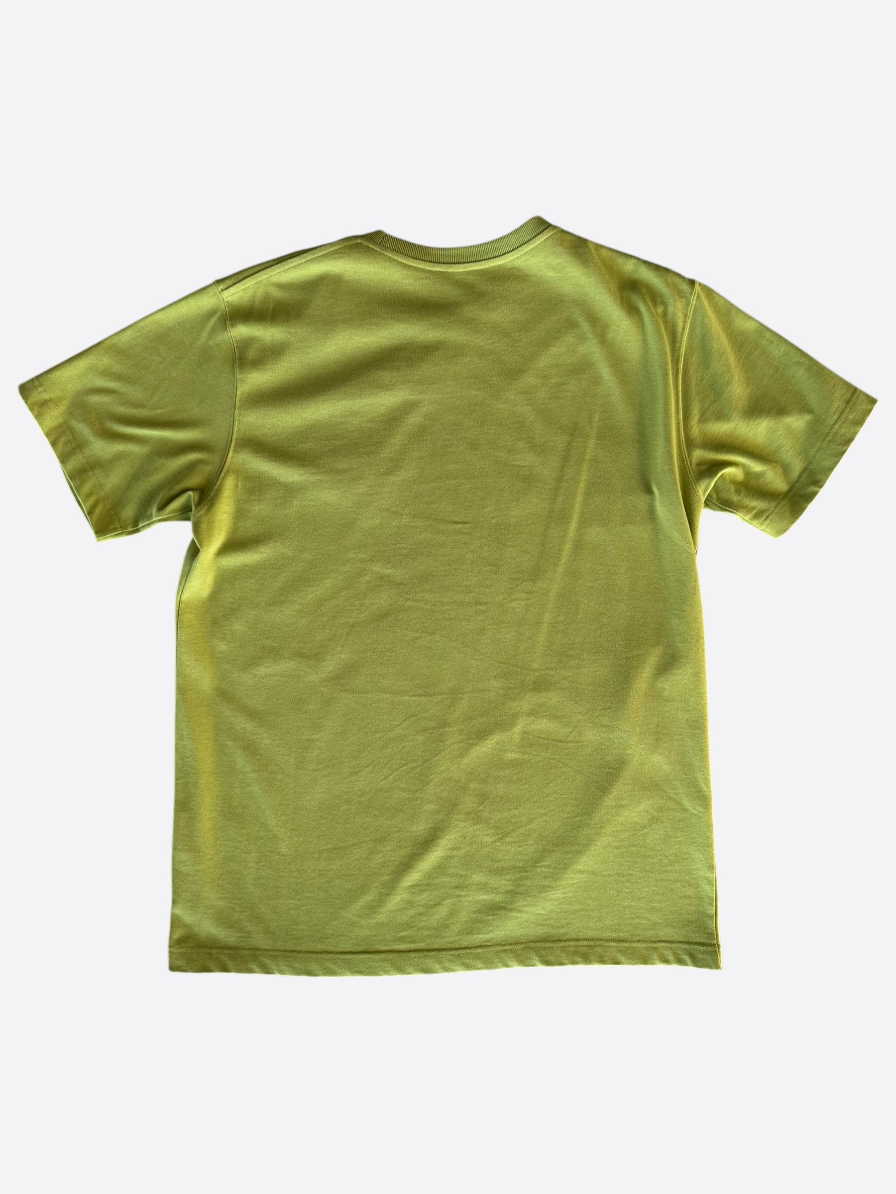 Dior Green CD Icon Embroidered Logo Cotton T-Shirt for Men - Casual Luxury Streetwear for Everyday Wear & Fashion Outfits
