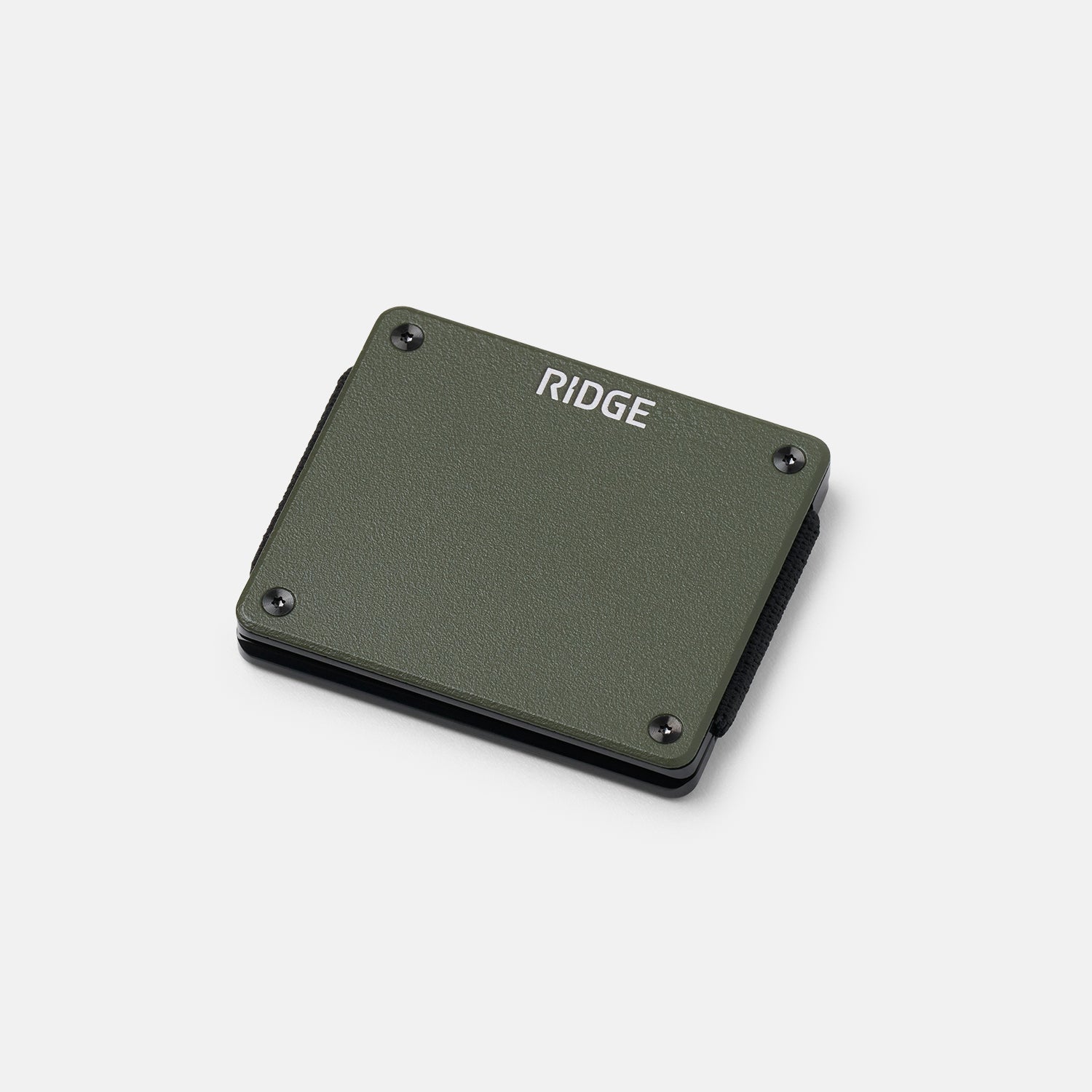The Ridge Lite Slim Minimalist Wallet - Matte Olive Drab RFID Blocking for Men | Perfect for Travel, Everyday Carry & Outdoor Adventures