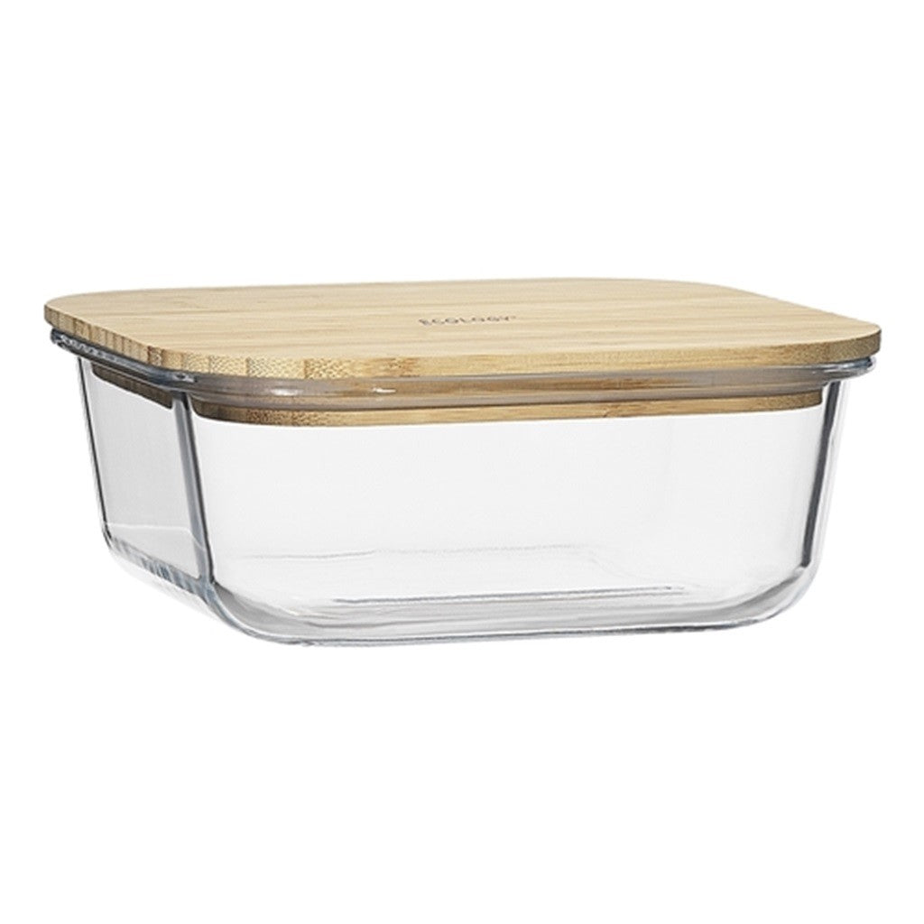 Eco-Friendly Square Food Storage Container 18cm - Airtight BPA-Free Kitchen Organizer for Meal Prep, Leftovers & Pantry Storage