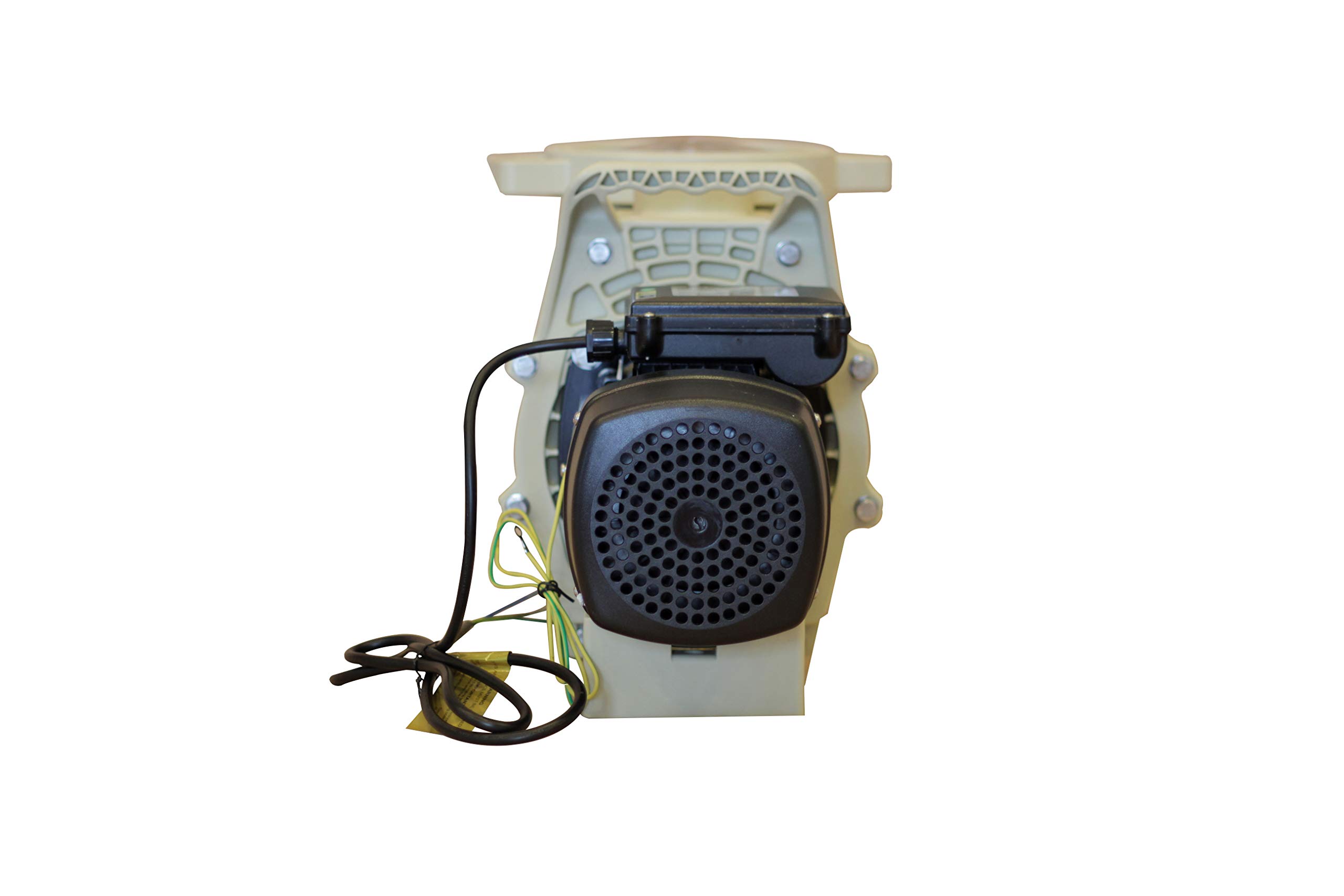 FibroPool 2 HP High Efficiency Swimming Pool Pump for In-Ground Pools and Spas | 2 Horsepower Single Speed Motor with Clear Top Lid | USA Designed | Perfect for Backyard Pool Maintenance and Water Circulation
