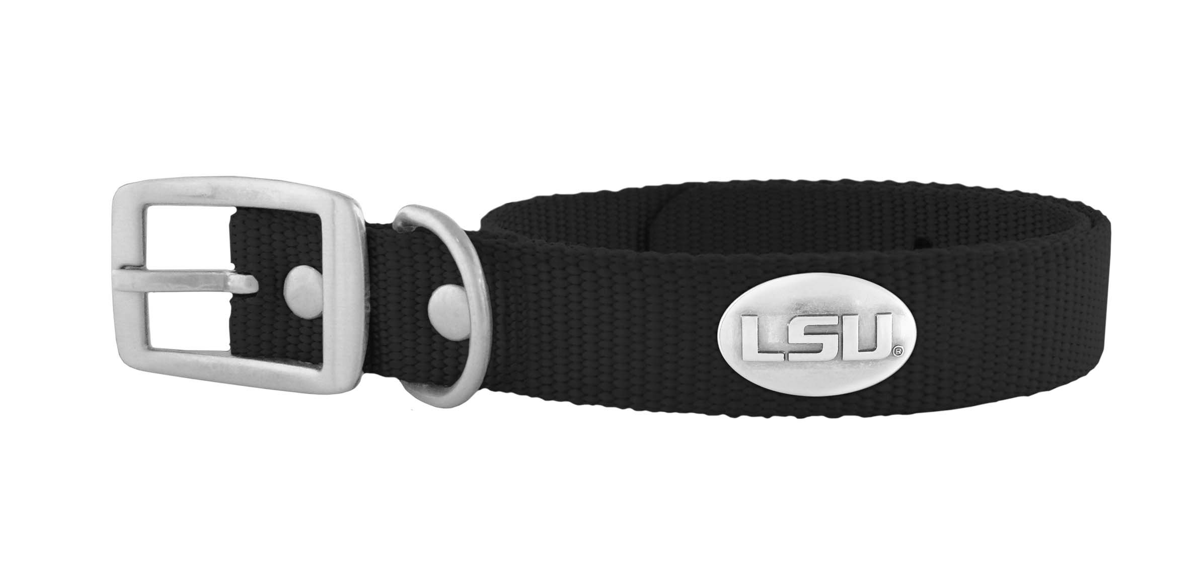 LSU Tigers Nylon Pet Collar - Durable Zep-Pro for Dogs & Cats