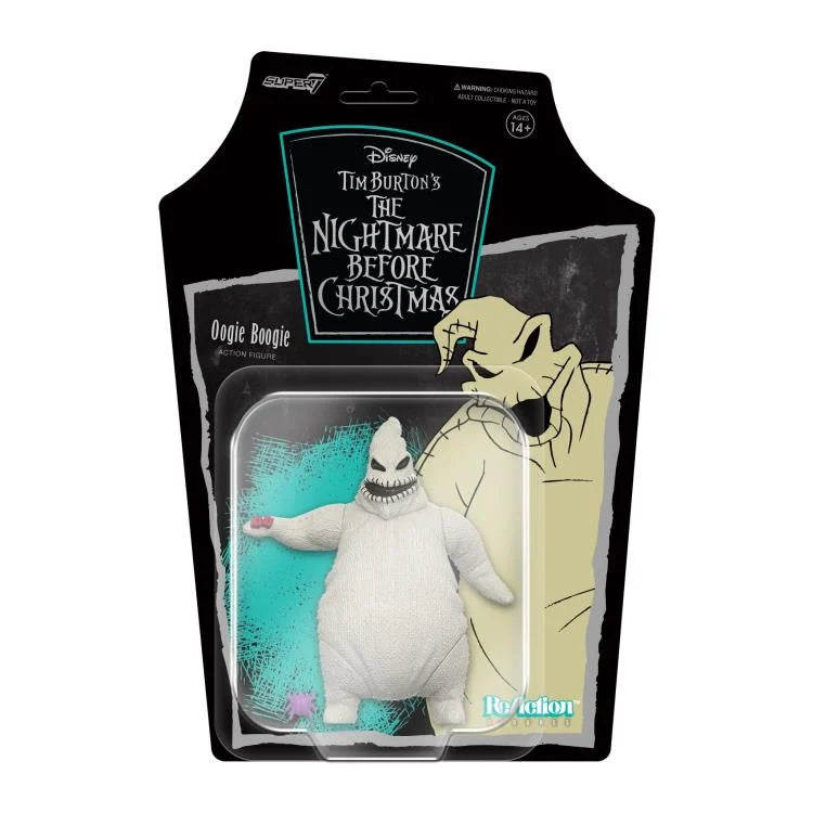 The Nightmare Before Christmas Oogie Boogie Action Figure - Collectible Toy for Halloween & Christmas Decor, Disney Movie Merchandise Gift for Fans