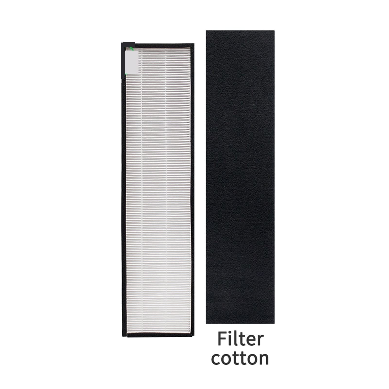 Germ Guardian FLT5000/FLT5111/AC5000 Replacement Air Purifier Filters - HEPA & Carbon Cotton Combo Pack for Cleaner Air at Home, Office, or Bedroom