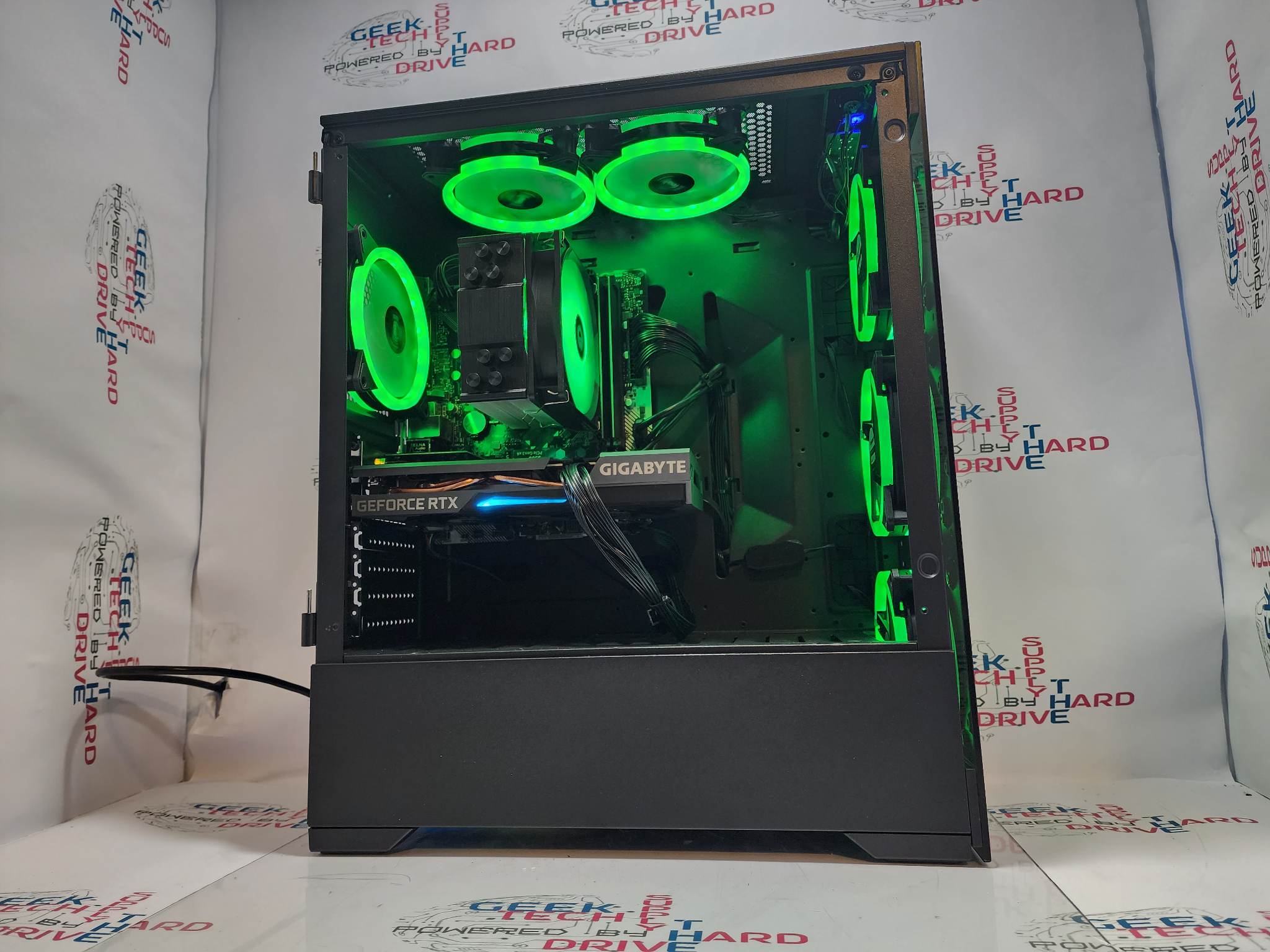 Custom Gaming PC Desktop Computer - AMD Ryzen 7 7800X3D, 1TB SSD, 32GB DDR5 RAM, NVIDIA RTX 4060, Black Vog A620M - Perfect for 4K Gaming, Streaming & Content Creation