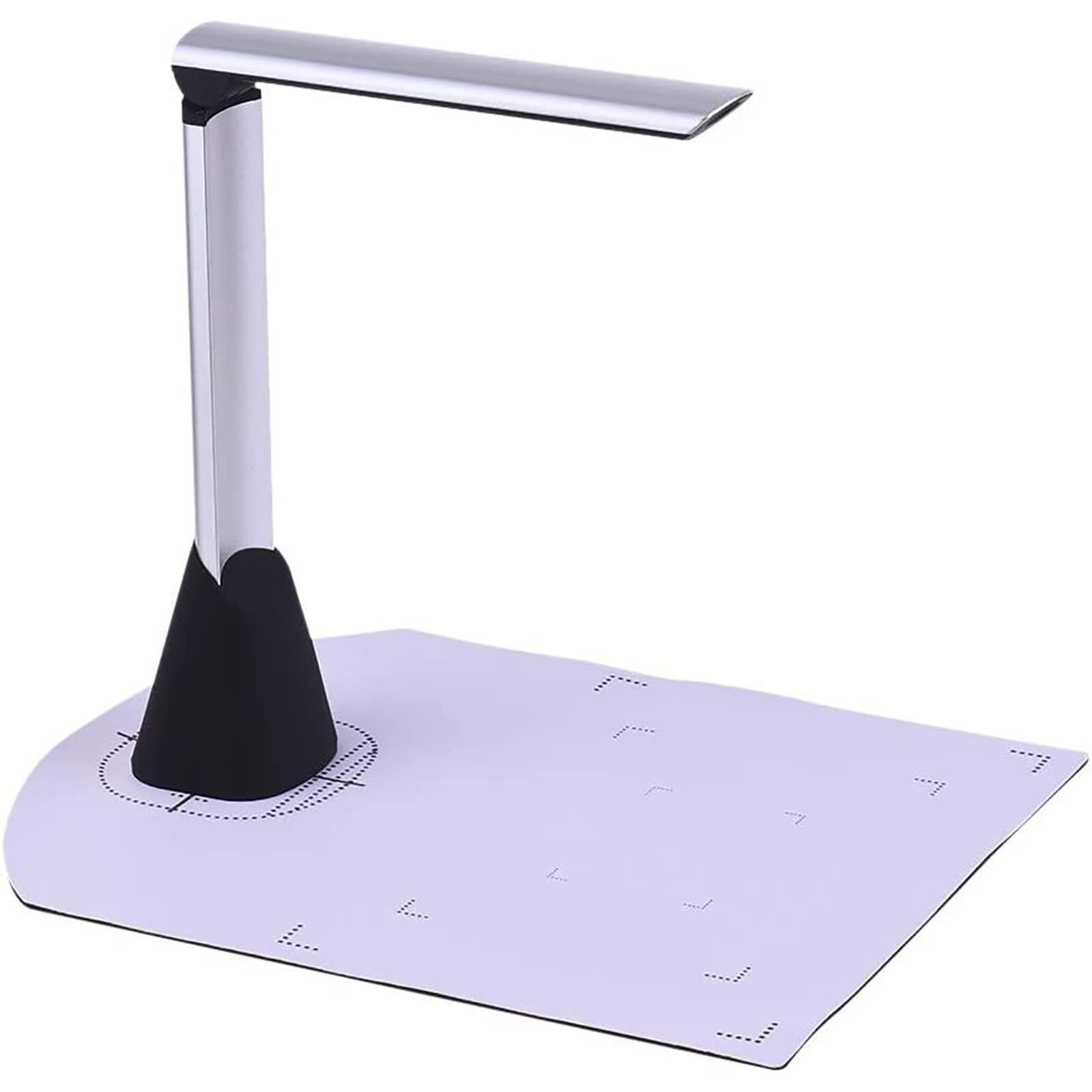 5MP HD Document Scanner for A4 - High-Speed Scanning with OCR Text Recognition | Portable Book Scanner & Presentation Tool for Office, School & Home Use