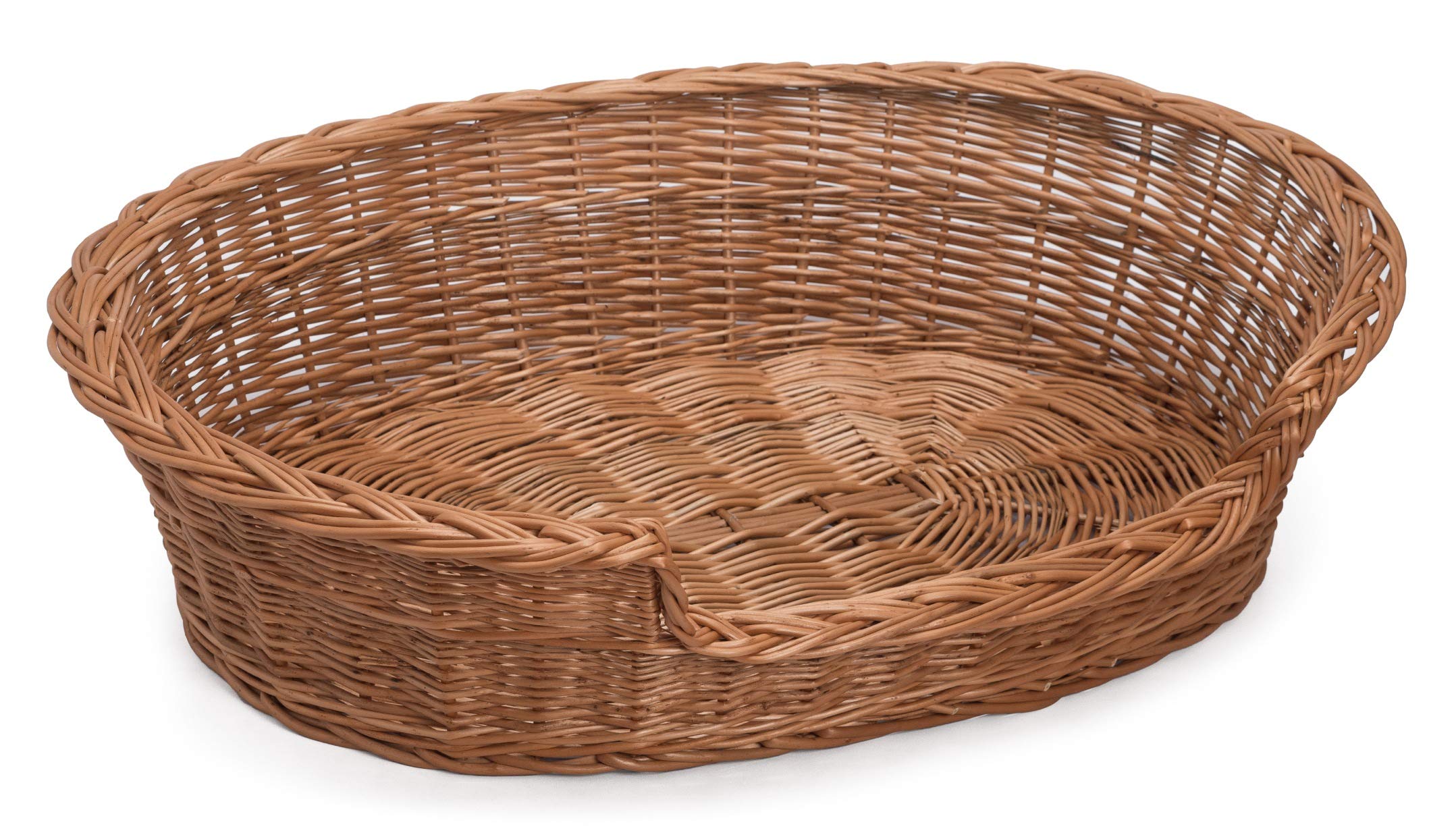 Cozy Small Pet Bed Basket - 55cm Washable Dog & Cat Bed for Small Breeds - Perfect for Indoor Use, Living Room, Bedroom, or Pet Carriers