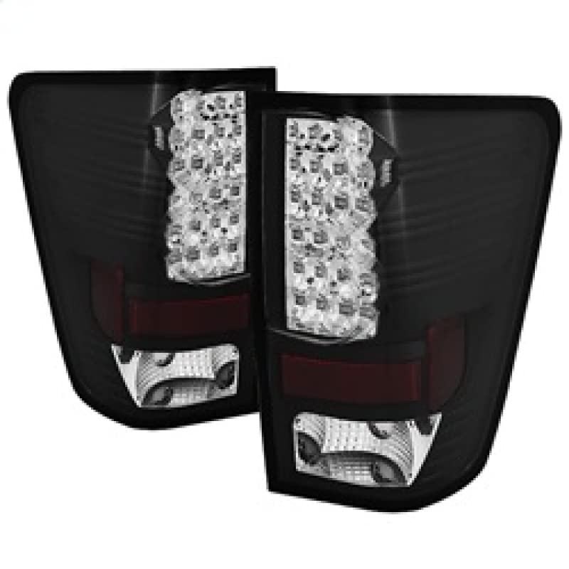 Spyder Auto 5070067 LED Tail Lights - Black/Clear Smoke Lens - High Performance Replacement for Cars & Trucks - Enhances Style & Safety at Night Driving