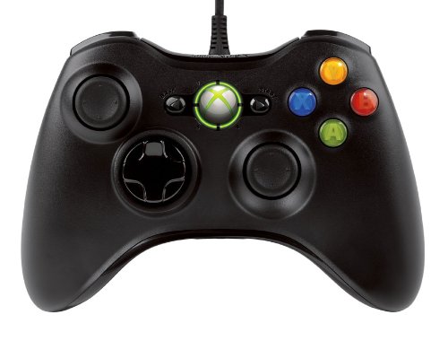 Xbox 360 Wired Controller - Black for Gaming & PC