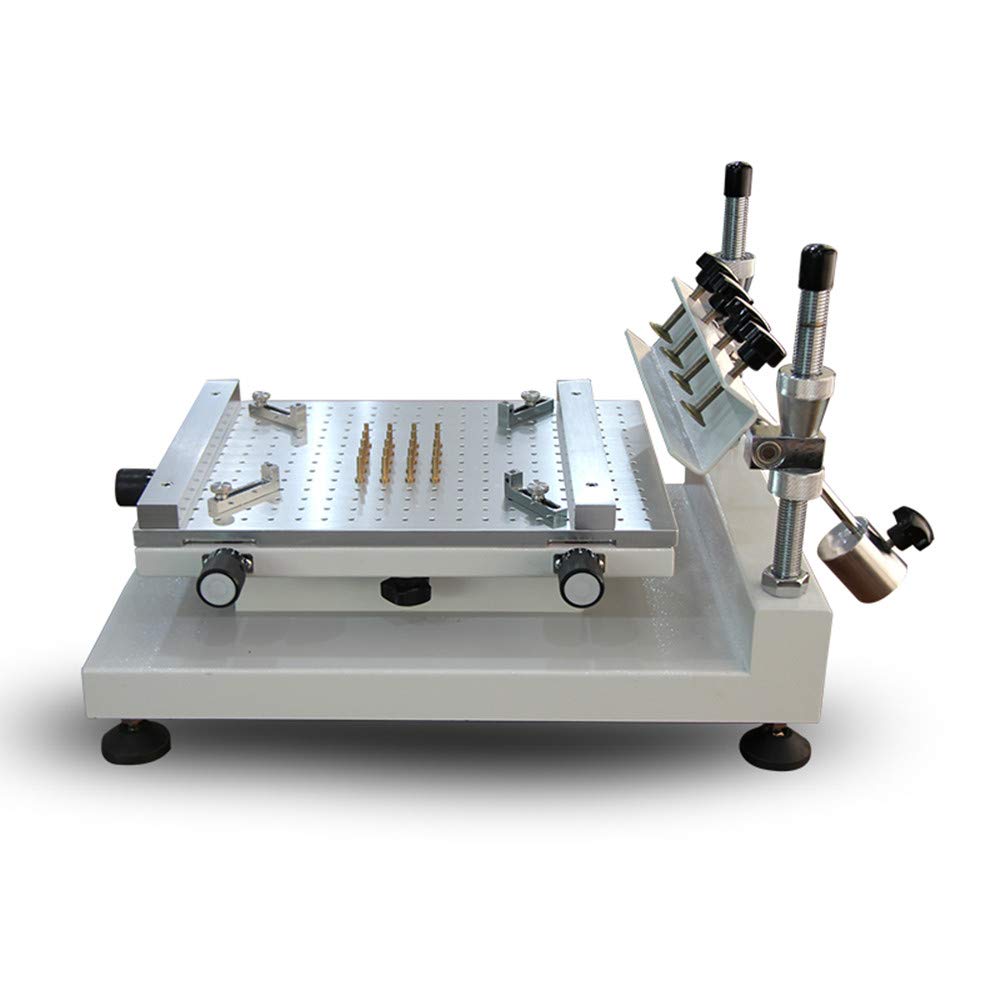 CGOLDENWALL High Precision SMT Stencil Printer - 300x400mm PCB Screen Printing Machine for Solder Paste & Silk Printing | Perfect for PCB Assembly, Circuit Board Manufacturing & DIY Electronics Projects