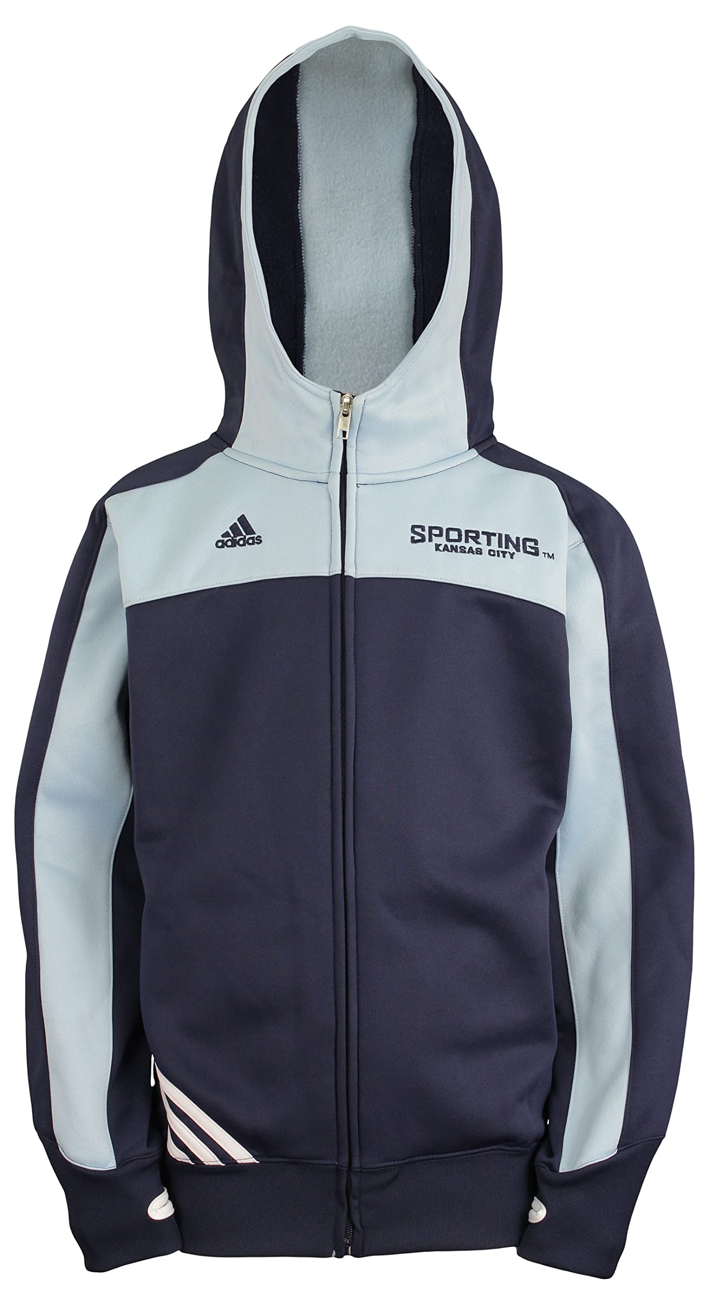 MLS Sporting Kansas City Youth Charger Full Zip Hoodie - Boys & Girls Soccer Jacket for Fans - Perfect for Game Day, School & Outdoor Activities