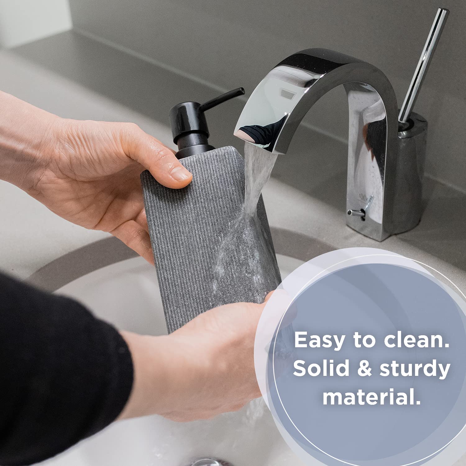 Modern Tall Soap Dispenser for Bathroom & Kitchen - 8