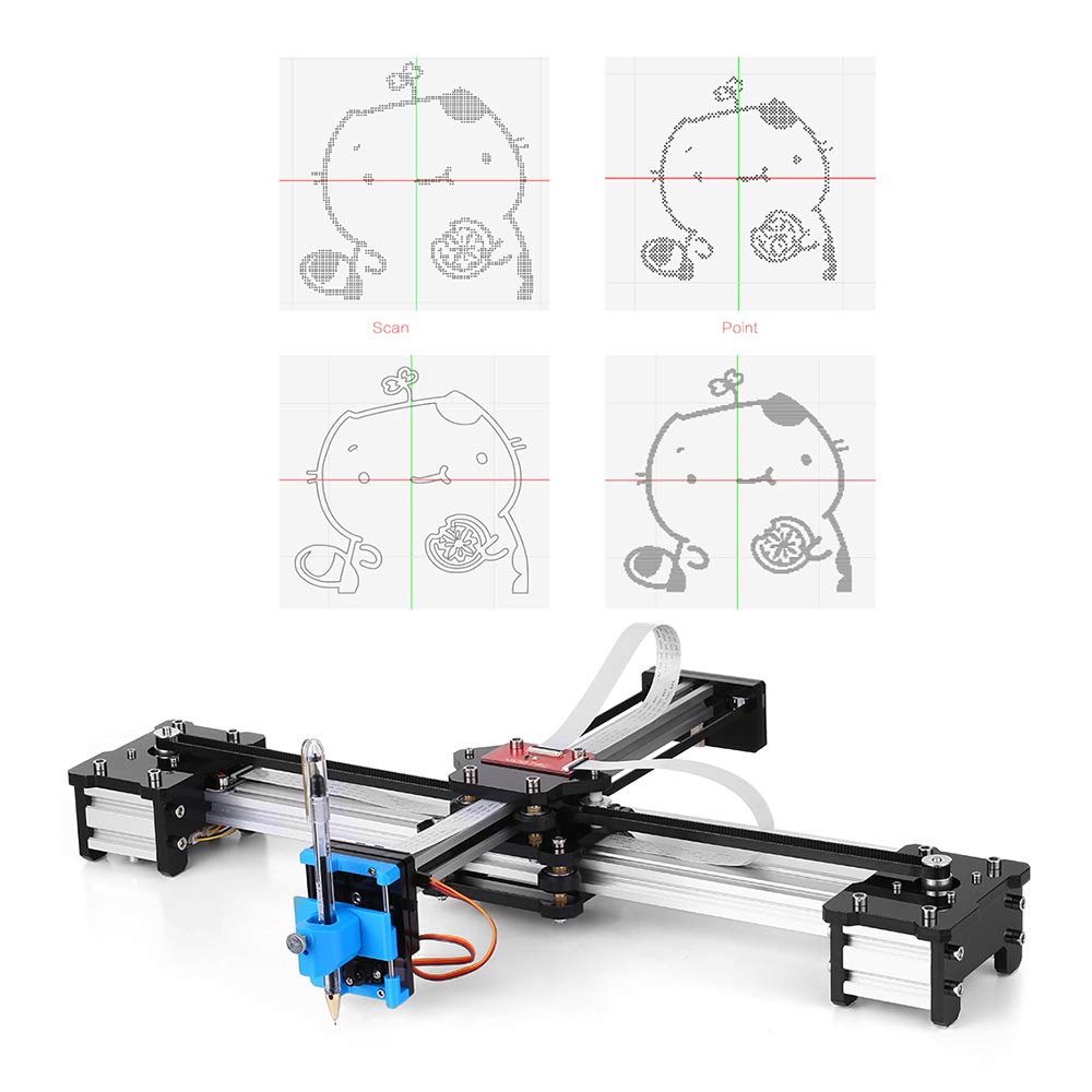 DIY Assembled Plotter Pen Drawing Robot Kit - Desktop Drawing Machine for Painting & Handwriting, 100-240V - Perfect for STEM Education, Art Projects & Creative Gifts