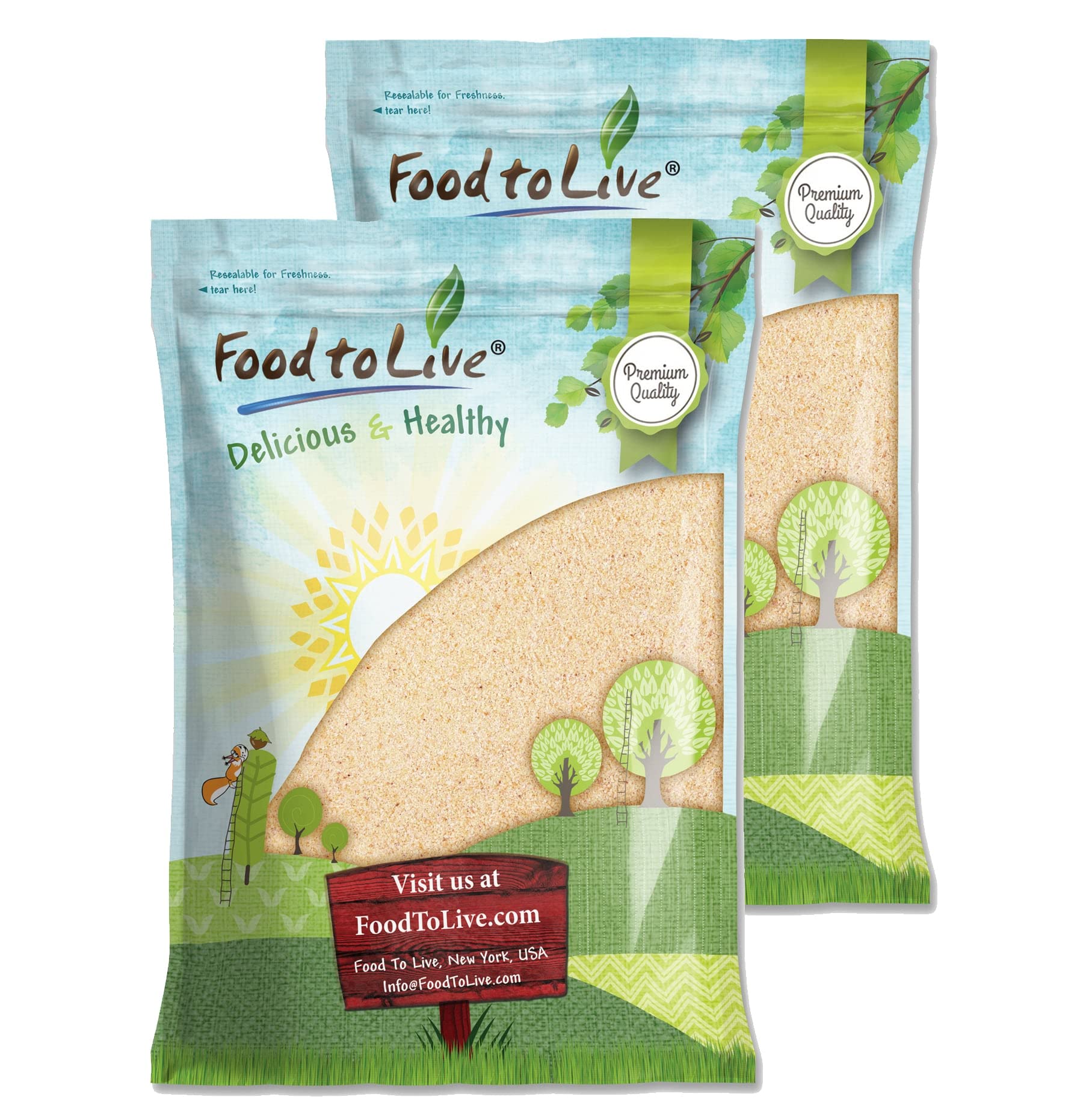 Food to Live - Granulated Garlic, 20 Pounds – Premium Dried Coarse Garlic Granules | Raw, Vegan, Bulk Spice | High in Vitamin B, Dietary Fiber & Selenium | Perfect for Cooking, Seasoning & Meal Prep