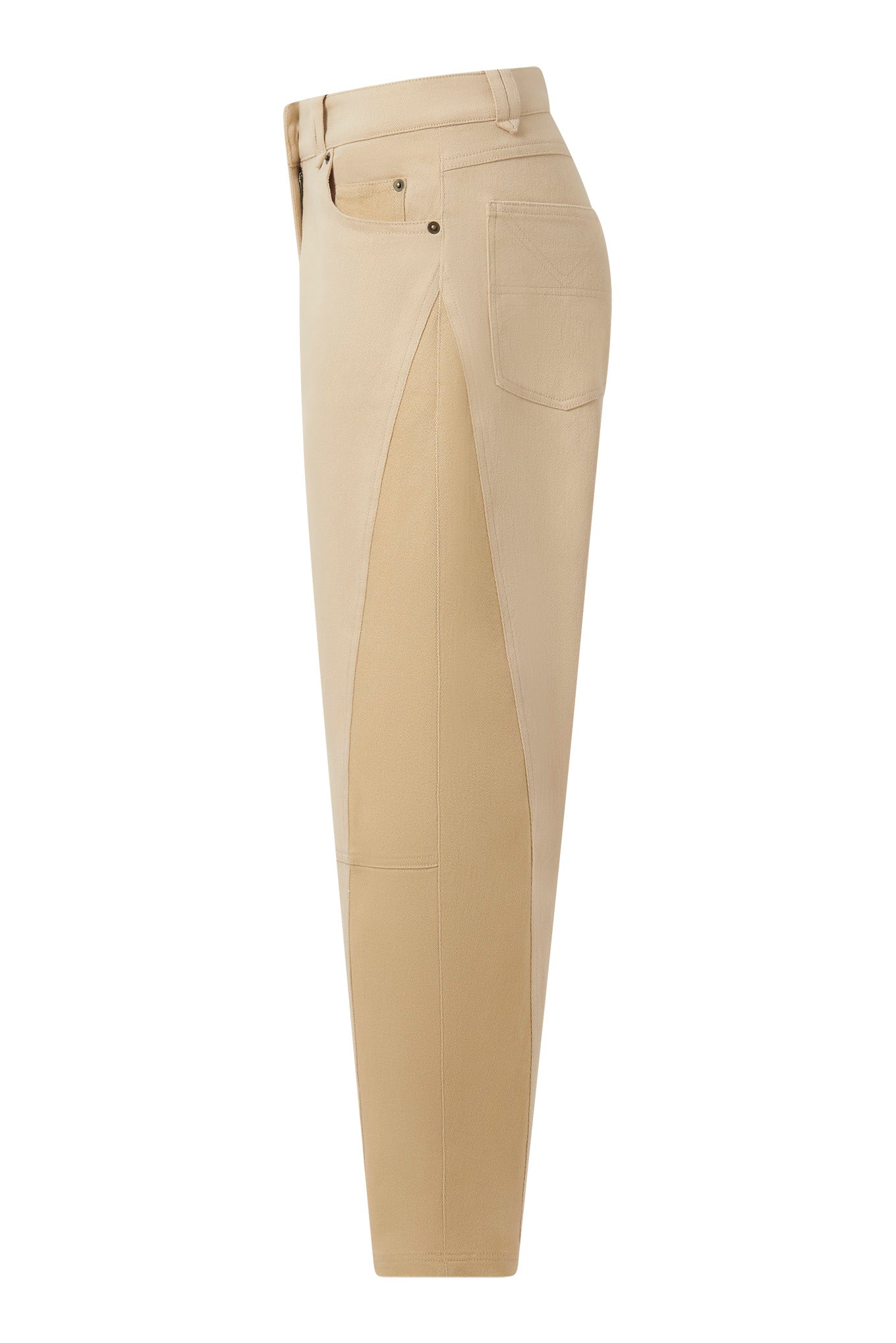 Women's Organic Cotton Trousers - Comfortable High Waist Pants for Women | Dark Sand | Perfect for Work, Travel & Casual Wear