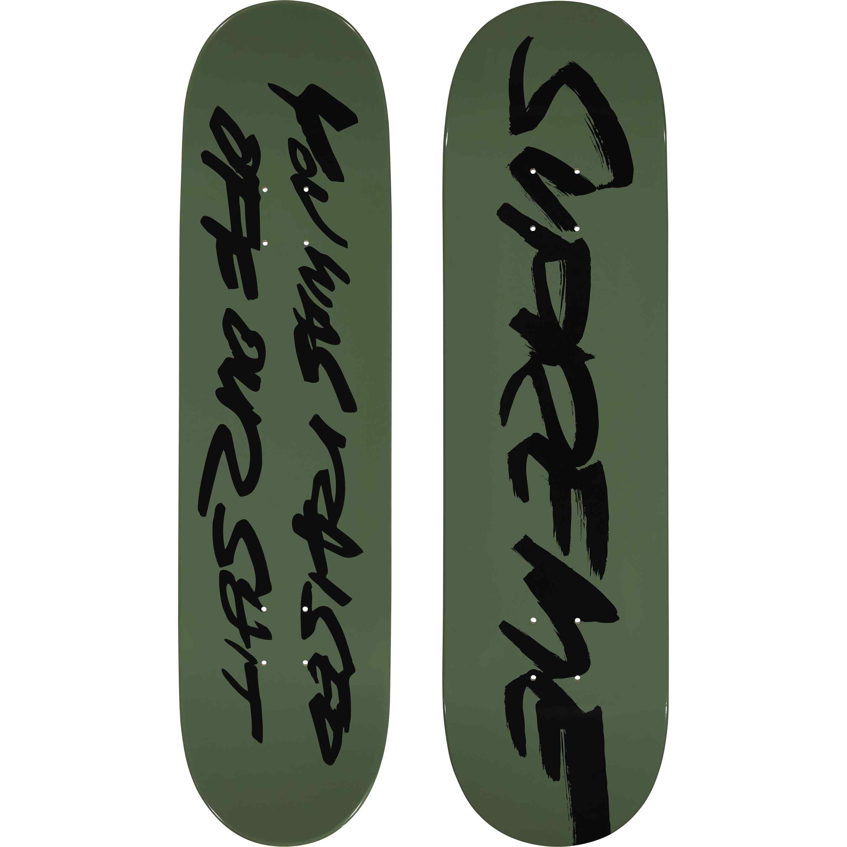 Supreme Futura Skateboard Deck - Olive Green Professional Skateboard for Street & Park Riding - Perfect for Skaters & Collectors