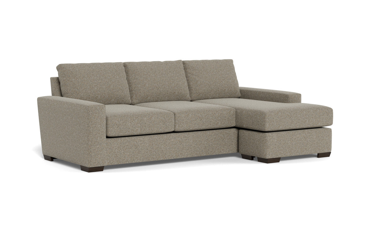 Mas Mesa 101 Deep Reversible Sofa Chaise - Modern L-Shaped Sectional Couch with Reversible Chaise Lounge for Living Room, Family Room & Small Spaces