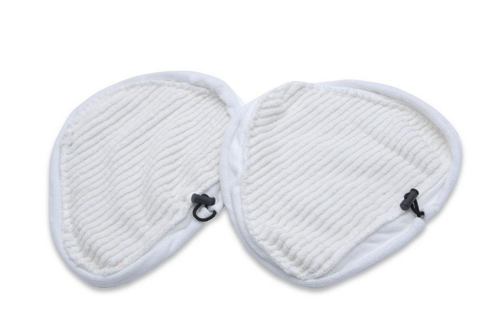 Premium Steam Mop Pads - 2 Pack Super Absorbent Shaggy Microfiber Replacement Pads for Deep Cleaning Floors - Perfect for Hardwood, Tile & Laminate Floors