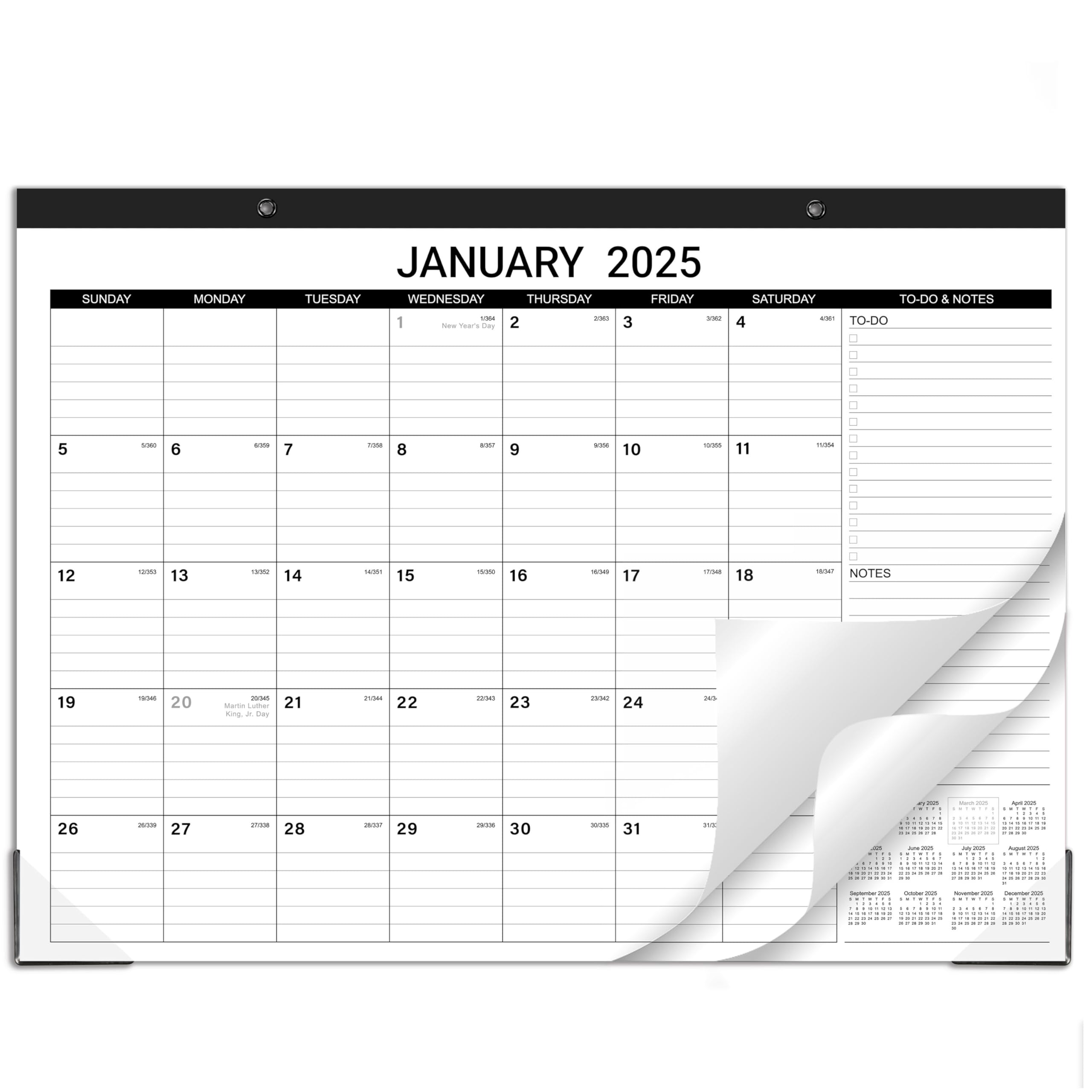 2025 Large Desk Calendar - 22