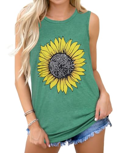 Dark Green Sunflowe