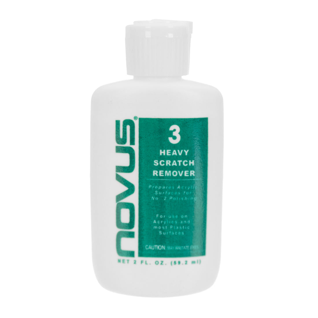 Novus Plastic Polish #3 Heavy Scratch Remover Kit - Restores Clear Plastic, Acrylic & Lexan - Perfect for Headlights, Motorcycle Windshields & Aquariums