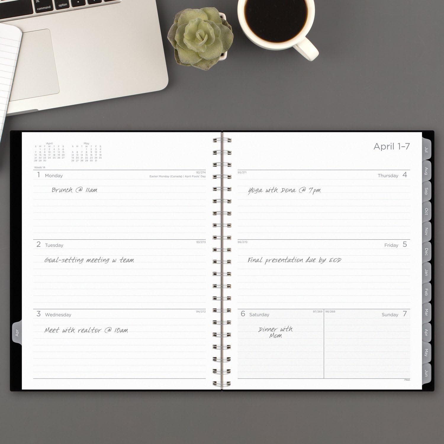 Mead 2024-2025 Academic Planner - Weekly & Monthly Calendar, 8.5