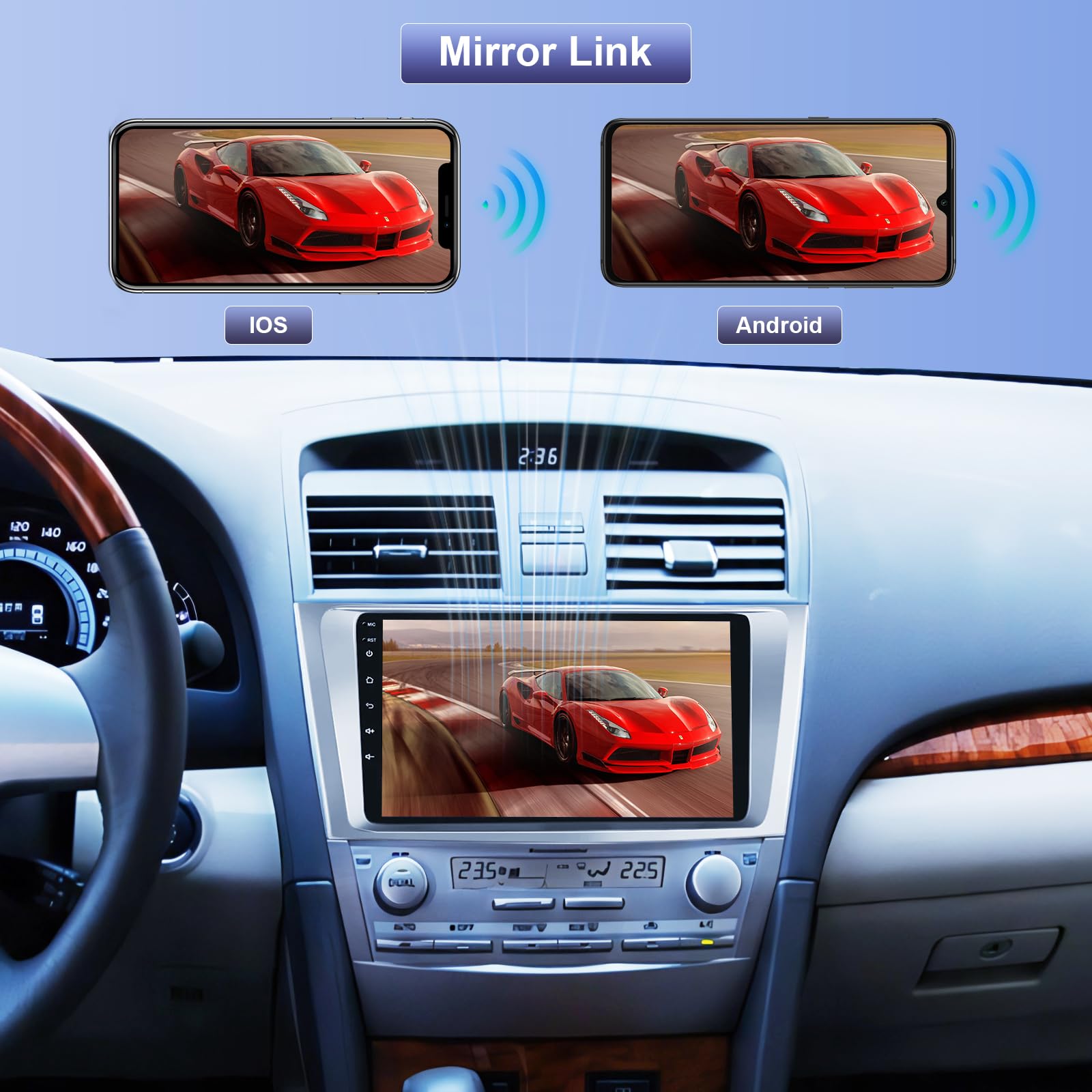 2006-2011 Toyota Camry Car Stereo - 9