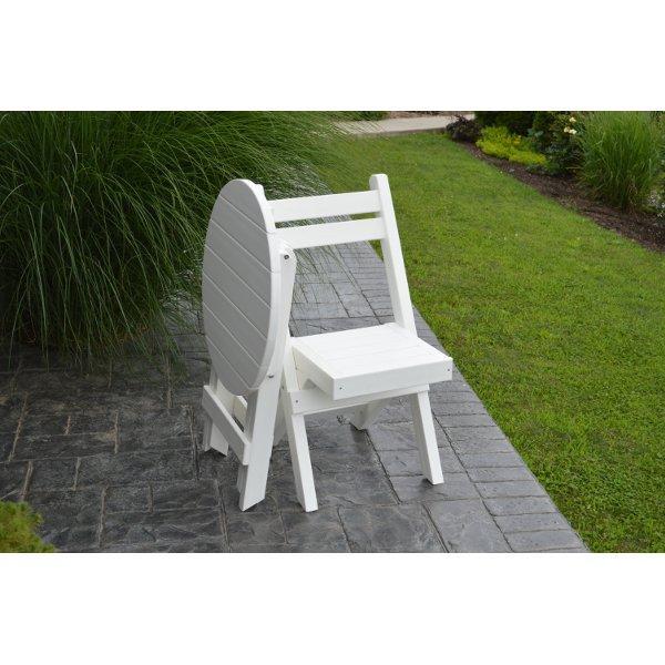 Portable Folding Bistro Table - Compact Outdoor Patio Dining Set for Small Spaces, Balcony, Garden & Picnic Use