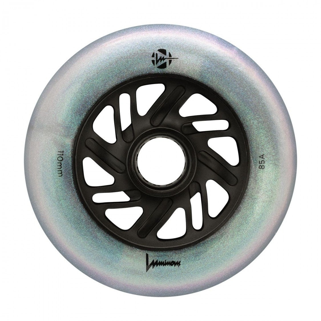 Luminous LED Inline Wheels 110mm 85a - Glow in The Dark Skate Wheels for Night Skating, Rollerblading & Outdoor Activities