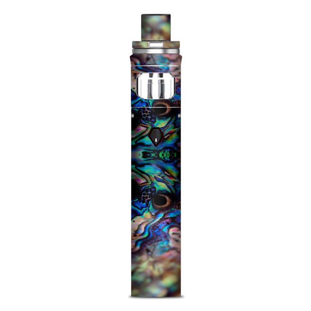Smok Nord AIO Stick Skin - Abalone Blue Black Shell Design for Vape Protection & Style | Perfect for Travel, Parties & Everyday Use