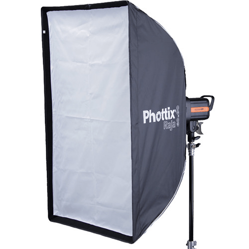 Phottix Raja Quick Folding Softbox 24x35 (60x90cm) Bowens Mount - Professional Photography Lighting Diffuser for Studio & Portrait Shoots