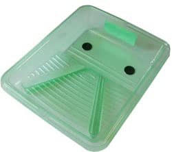 2-in-1 Plastic Tray with Removable Liner - 9 Inch Kitchen Organizer for Food Prep, Serving & Storage | Perfect for Parties, BBQs & Home Organization