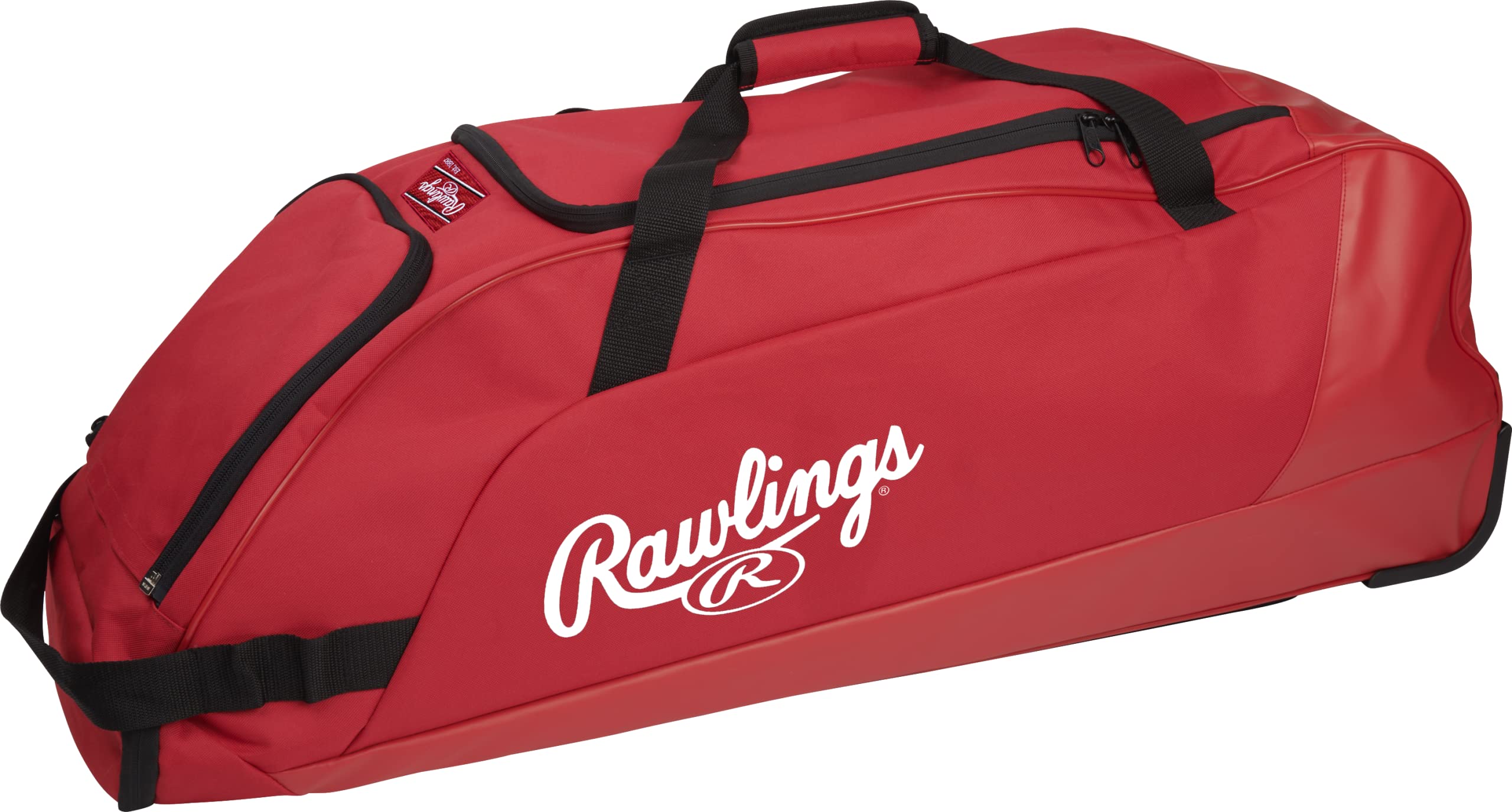 Rawlings Workhorse Wheeled Equipment Bag for Baseball & Softball - Durable Sports Gear with Multiple Style Options | Perfect for Team Travel, Practice & Game Day Organization